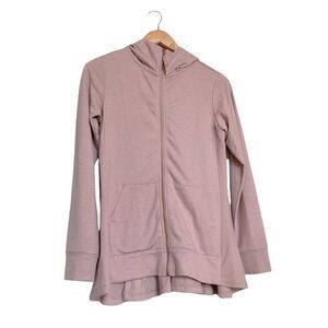 LOGO Lounge Lori Goldstein Hooded Sweatshirt Pink Size XXS